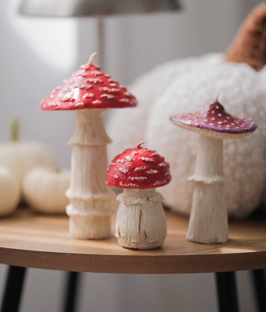 Свічки-грибочки 🍄