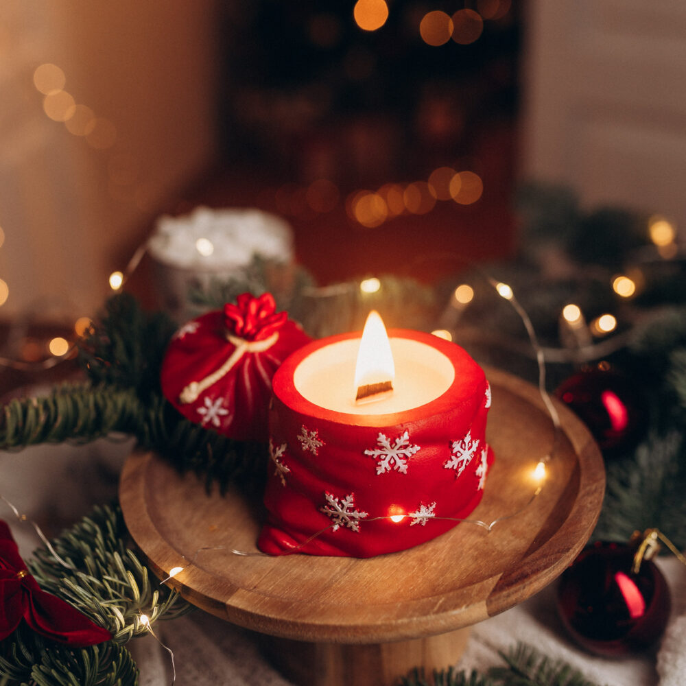 Свічка «Мішечок Санти»