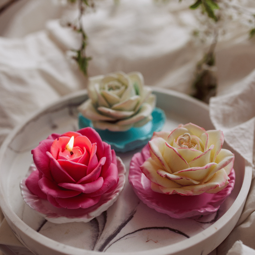 Форма свічка-троянда